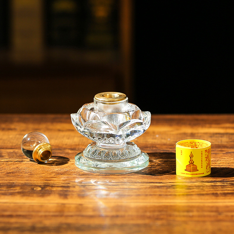 Crystal Shirira Tower Pack Saffron for Shirira Zi Ganlu Pills Bodhi Tower Ornaments Treasure Boxes Printed Darani Sutra Pagoda