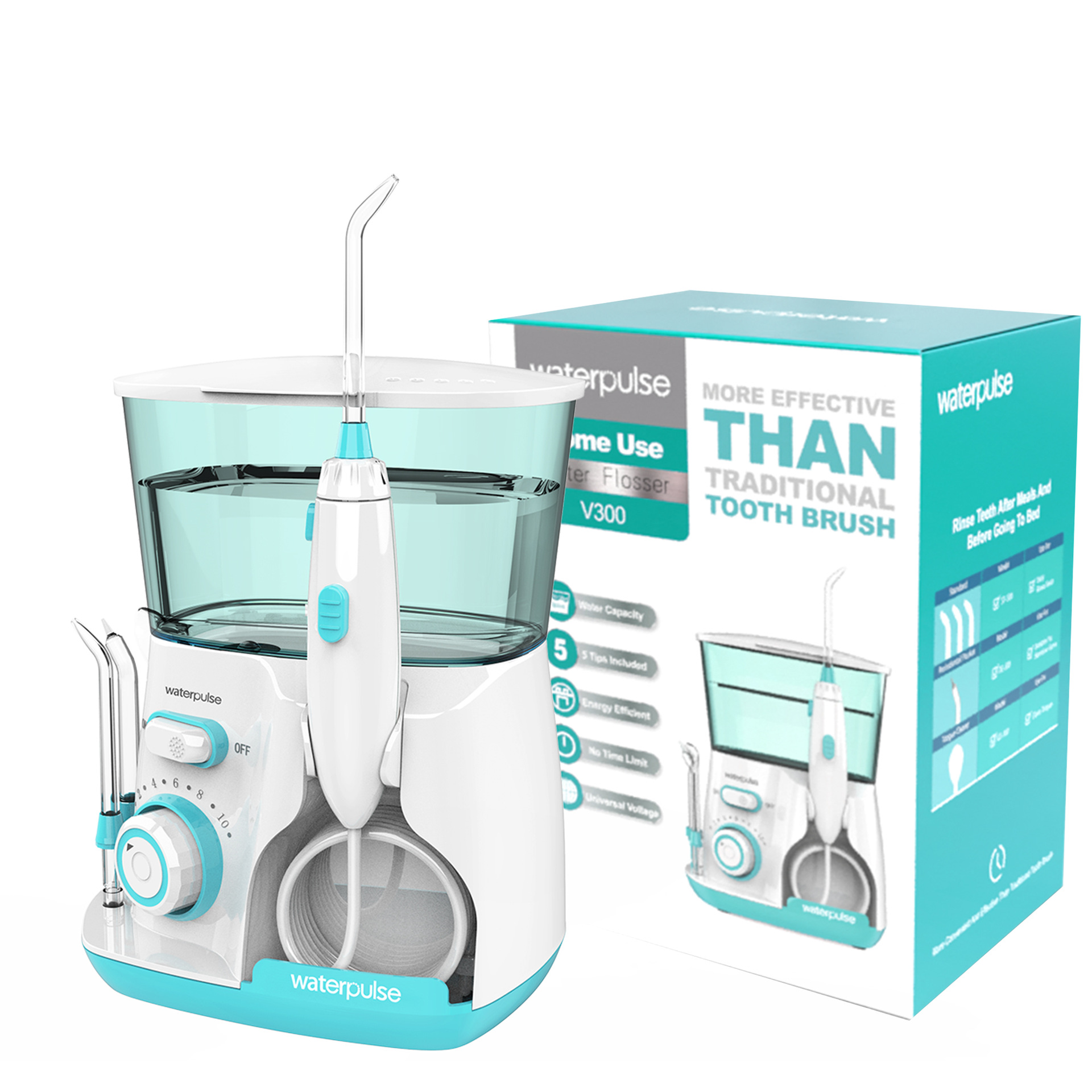 Amazon Cross-Border Waterpulse Teeth Rinser, Household Electric Water Flosser, Tooth Cleaner