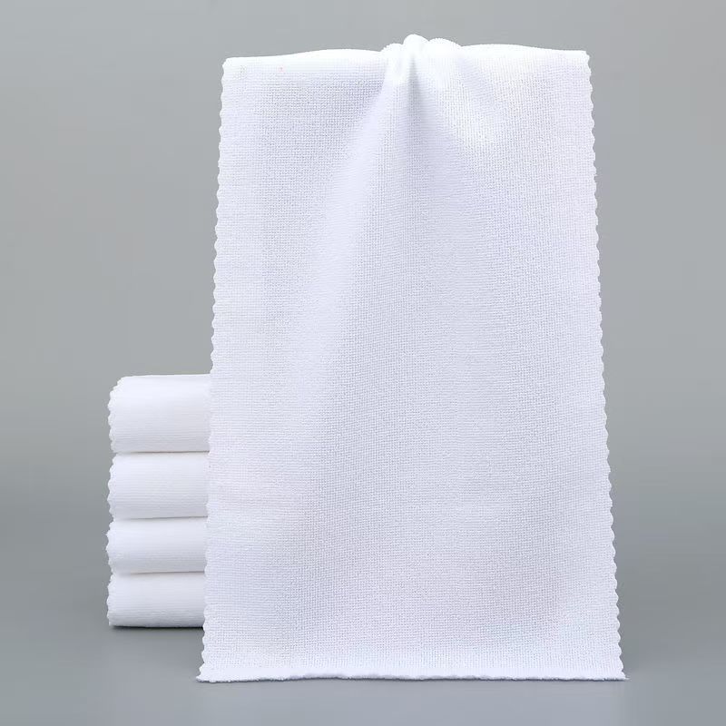 New Product Launched: 200g Warp-Knitted White Towels, Absorbent for Bathing, Suitable for Hotels, Guesthouses, Hair Salons, Washing, Bathing, Massage, Disposable Towels
