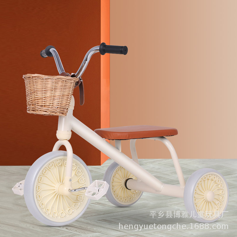 Baby Pedal Tricycle, Main Product: Stroller for Infants Aged 1-3, Toddler Stroller for Children Aged 3-5, Three-Wheeled Bicycle, Hot-Selling, High-View Design