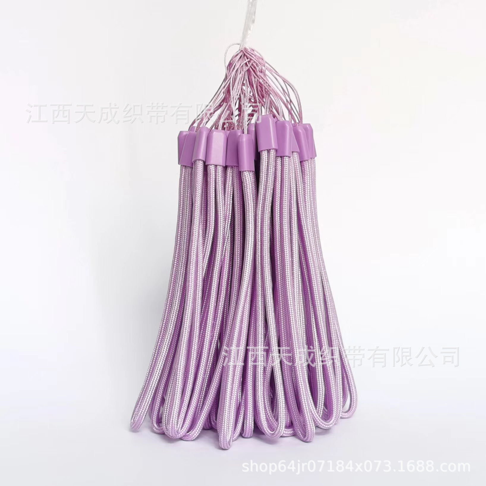 First-Hand Supply 3.0mm Round Nylon Mobile Phone Short Lanyard Flashlight Lanyard Unisex Soft Touch Wear-Resistant