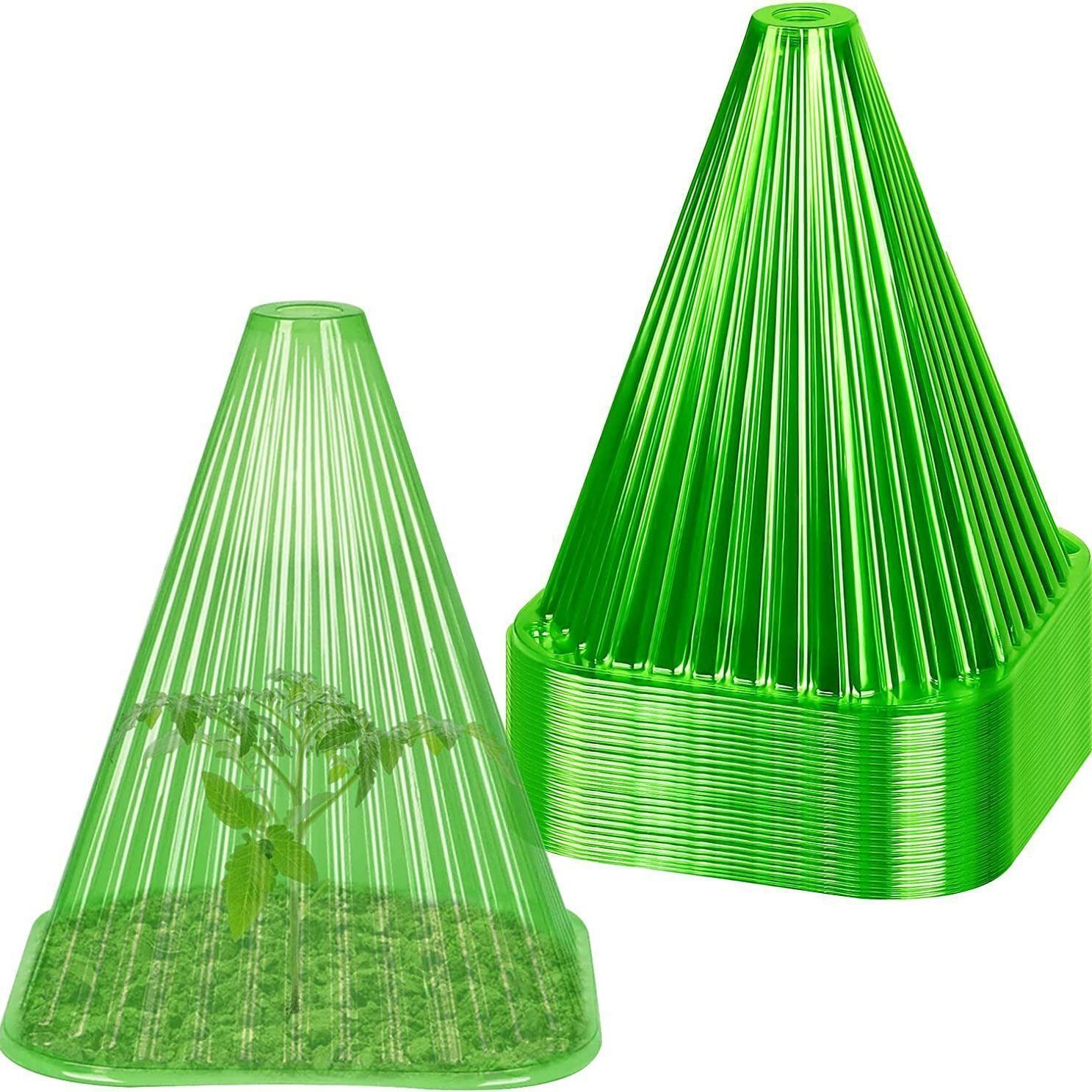 Seedling Protection Cover Transparent Bell Cover Reusable Greenhouse Protection from Birds Frost [Ten Years Longevity]