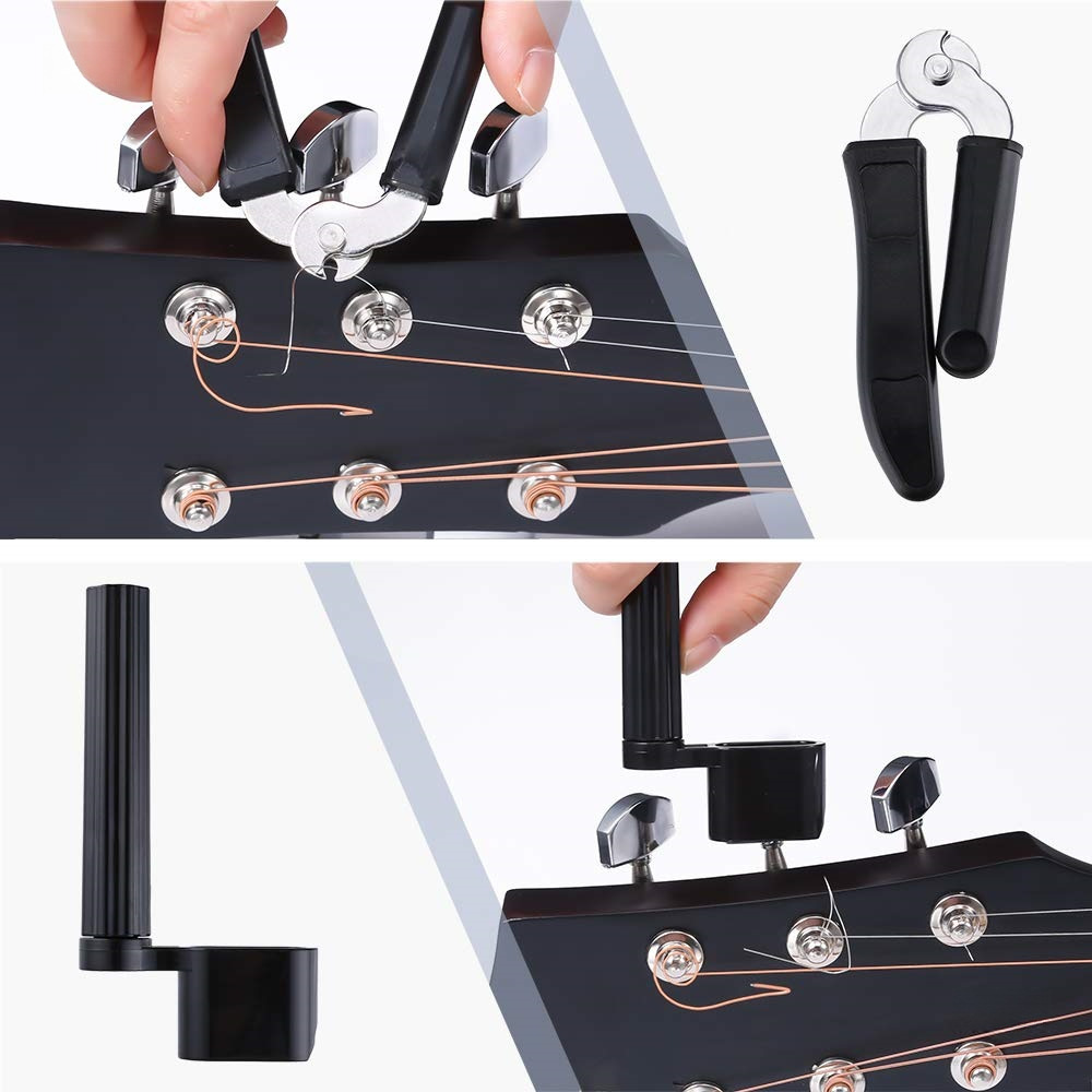 Guitar String Tool Combination Set Guitar String Changing Accessories String Winder Strings