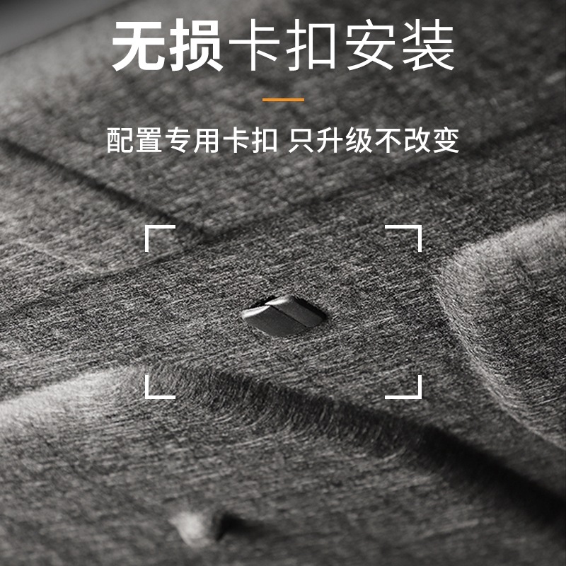Suitable for 23-25 Lingke 03 special car tailgate trunk sound insulation cotton sound insulation pad buckle installation car supplies
