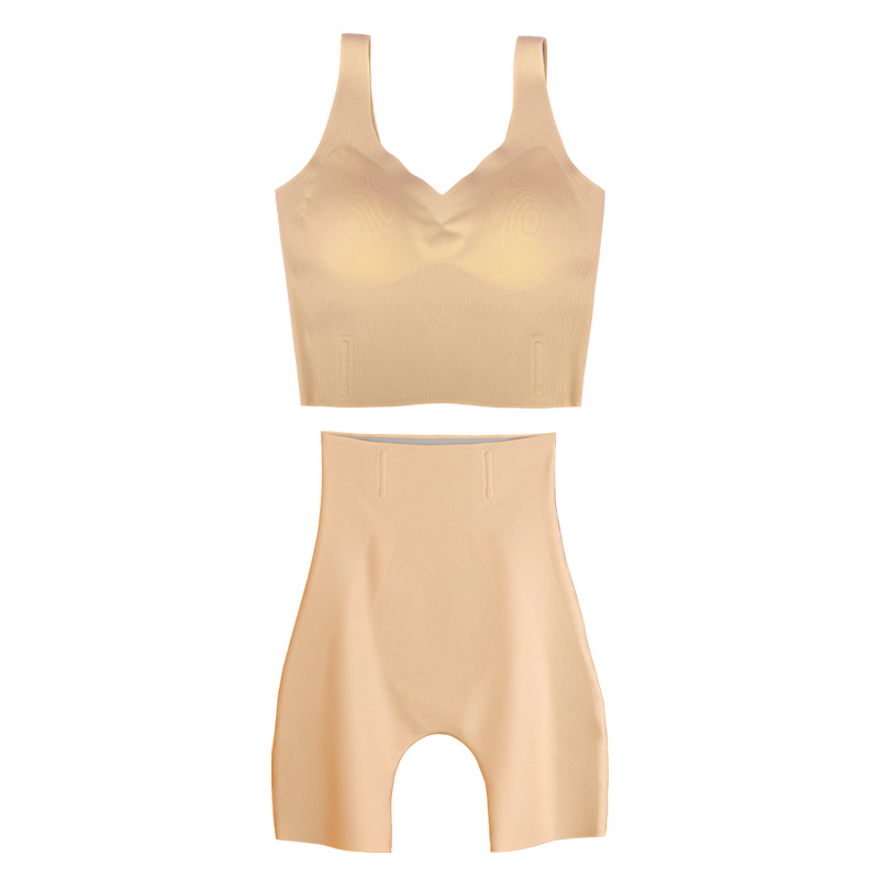 [Customized Processing] Magic 3D Suspension Body Clothes Bundle Belly-tucking Hip-lifting Pants Suspension Pants Body-shaping Split Suit