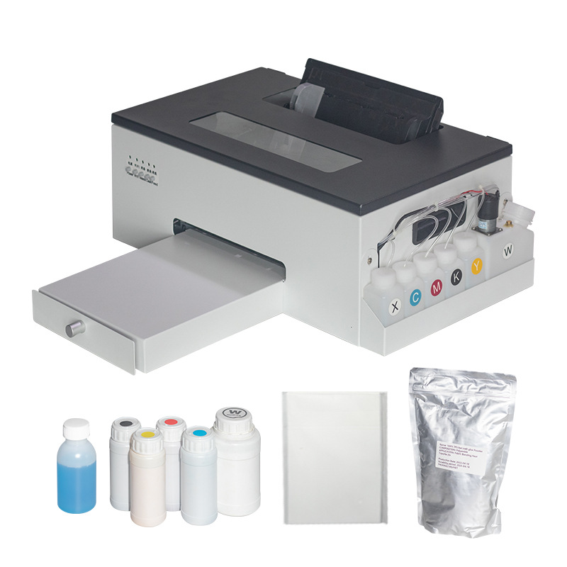 A4 white ink offset hot stamping printer printing clothes thermal transfer machine Clothing t-shirt Digital Textile DTF printing machine