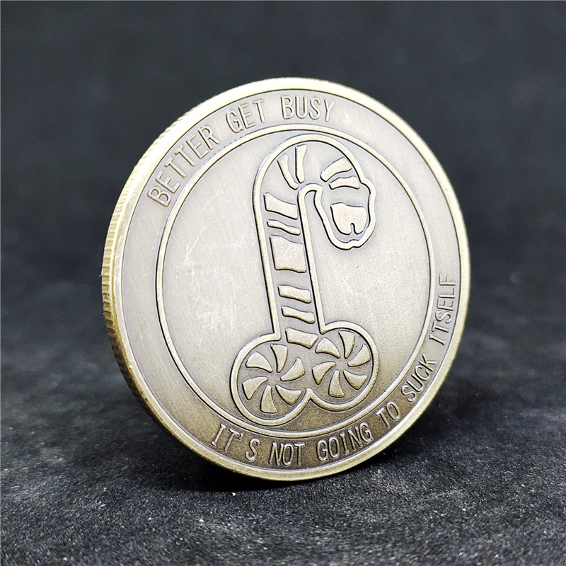 Foreign Trade Christmas Commemorative Coins Funny Fun Coins Retro Coin Collection Commemorative Medals Commemorative Coins Independent Station Coins