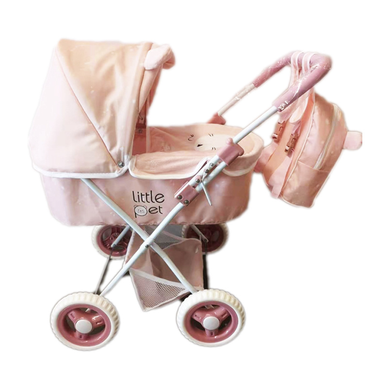 Индивидуальная экспортная детская игрушка, кукольная тележка в цветной упаковке