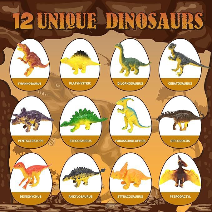 Archaeological Dinosaur Egg Set Children's Educational Toys for Boys Tyrannosaurus Rex Simulated Dinosaur Fossil Excavation Blind Box Toys