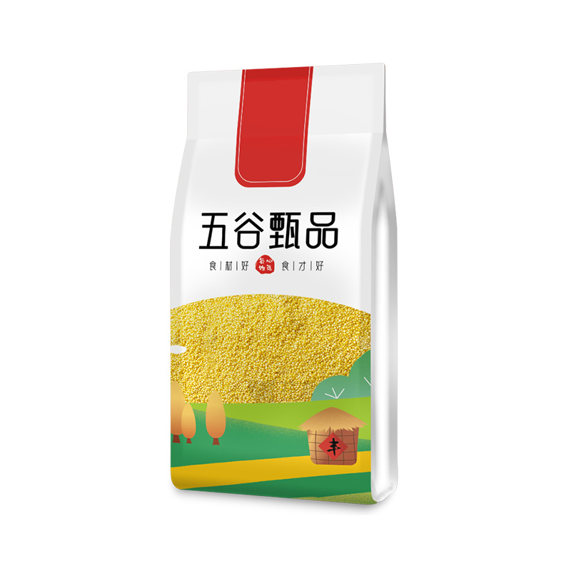 [Factory] Yellow Xiao Mi 250g Vacuum Packed New Rice Baby Rice Xiao Mi Small Yellow Rice Oem Processing