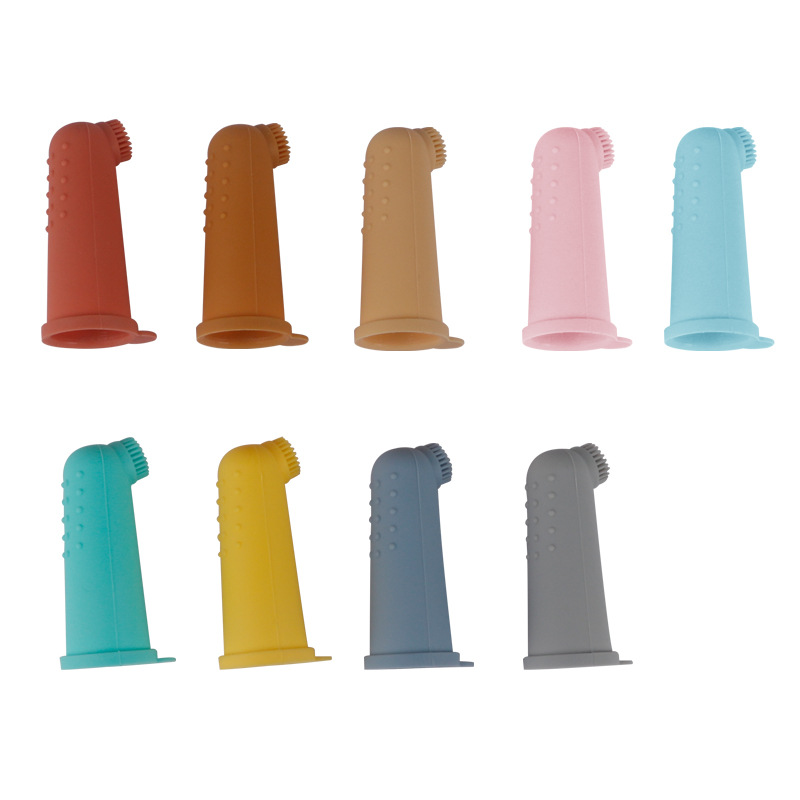 Baby's Finger Set Toothbrush Silicone Soft Hair Training Cleaning Toothbrush Baby's Thumb Set Toothbrush Baby's Baby Teeth Protection