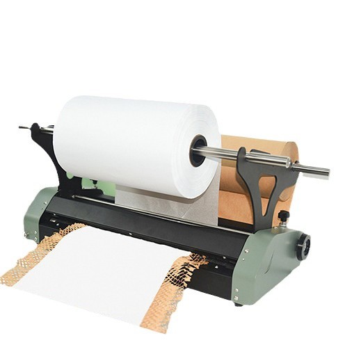 Cross-Border Fully Automatic Honeycomb Paper Machine Express Transportation Protection Buffer Shock Absorption Packaging Machine Cowhide Honeycomb Paper Walking Machine