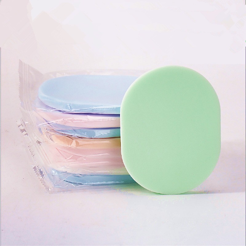 Chenyihe Beauty Special Sponge Cleansing Pad Natural Bamboo Charcoal Face Washing Pad Baby Thickened and Enlarged with Hanging Rope Cleansing Pad