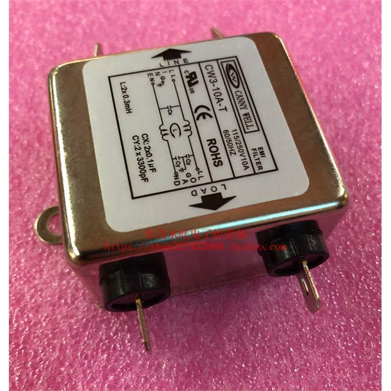 Taiwan Cannywell Power Supply Emi Filter Cw3-6A-10A -20A-T Ac 220V Purifier