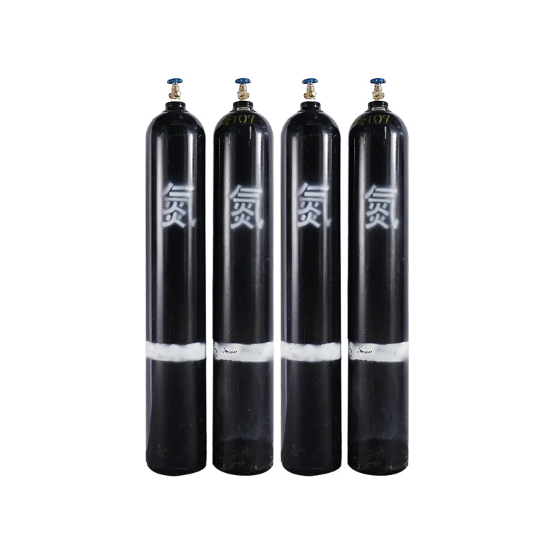 Nitrogen Gas Cylinder Spot Industrial Nitrogen Source Factory Wholesale Food and Beverage Preservation Nitrogen Gas Cylinder