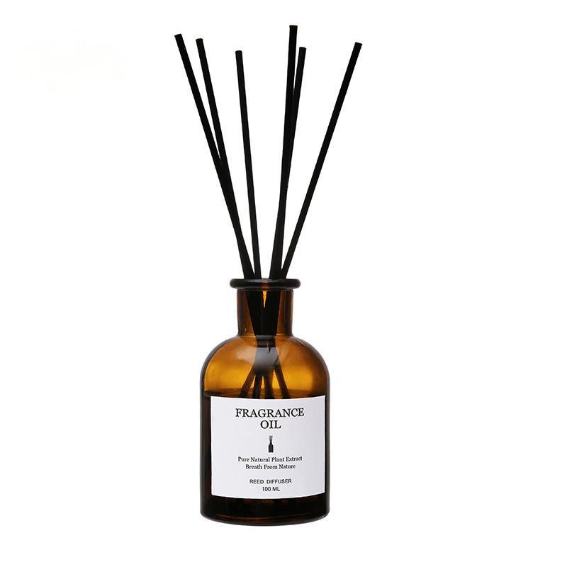 Fireless Aromatherapy Reed Diffuser 100ml Set Hotel Indoor Bathroom Decoration Air Freshener Fragrance Diffuser