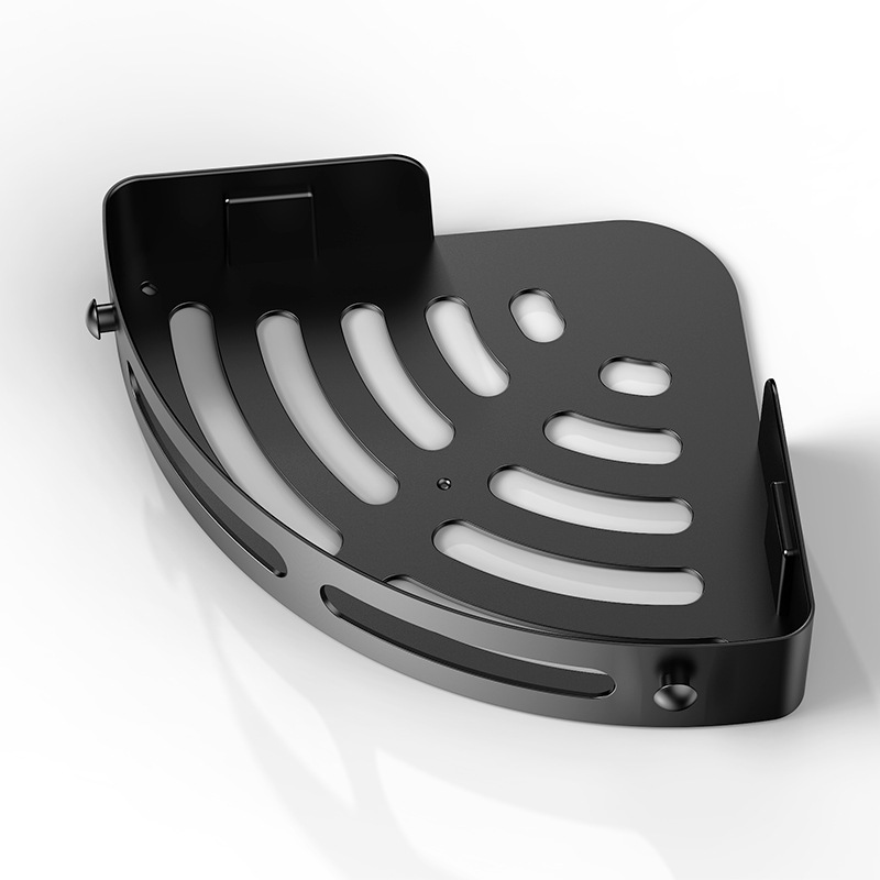 Toilet storage rack bathroom shelf punch-free toilet washstand top triangle wall hanging corner storage wall