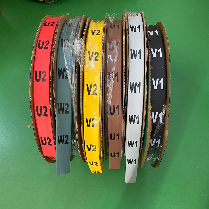 Professional heat shrinkable sleeve line number tube number tube plum blossom Tube printing line number tube digital label printing does not fade