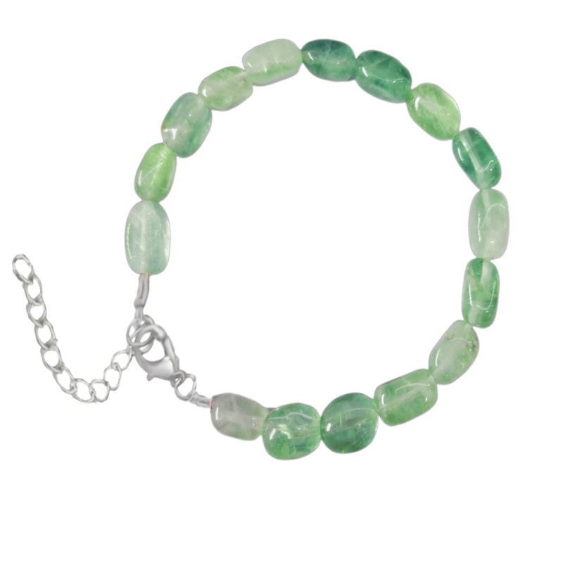 Amazon supply natural crystal bare stone bracelet agate gravel bracelet colorful bracelet AliExpress Tiktokxy