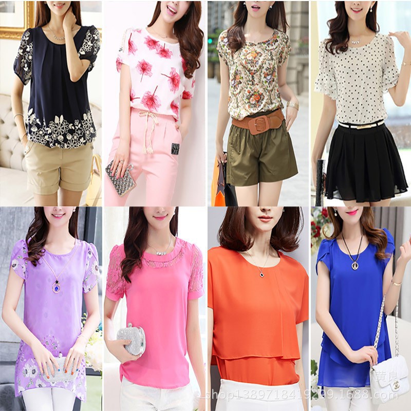 Miscellaneous Women's Clothing Spring and Summer Mixed Styles for Street Stalls, Inventory Tail Goods Wholesale, Four-Season Miscellaneous Styles, Live Broadcast Supply, Southeast Asia