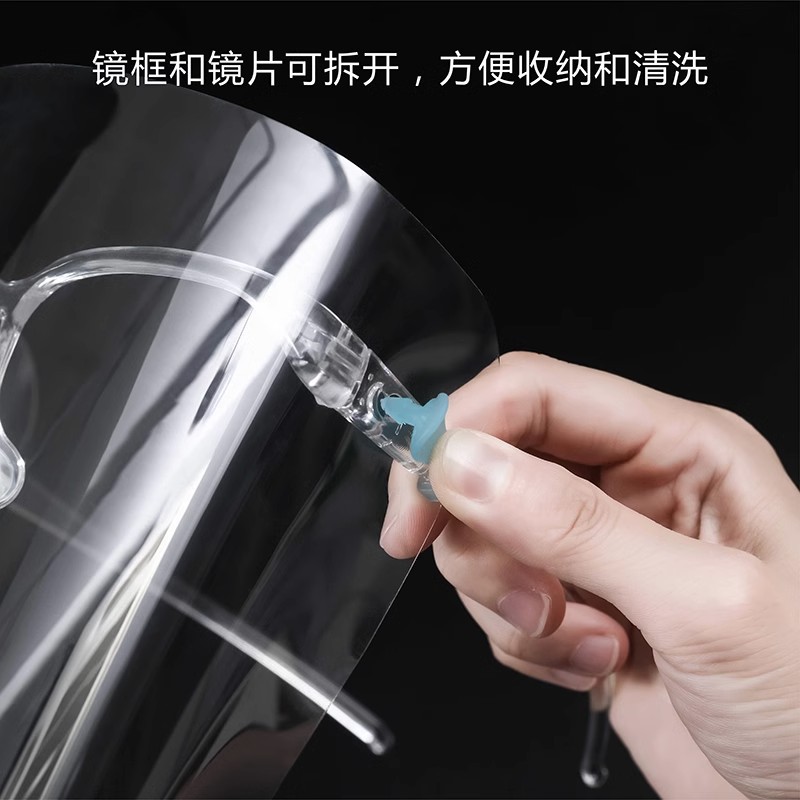 Kitchen cooking mask full face protection cooking oil smoke anti-oil splash special mask waterproof anti-fog protective mask