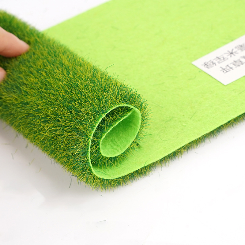 Simulated Lawn, Sand Table Model Micro-Landscape Moss, DIY Succulent Bonsai Turf Decoration, Flocked Moss