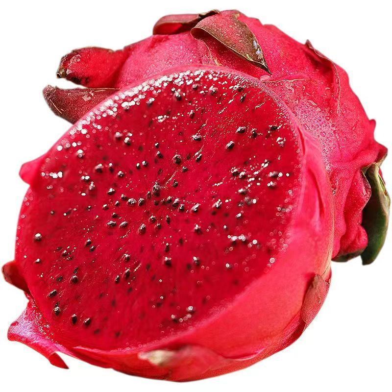 Jindu No. 1 Red Dragon Fruit Whole Box Seasonal Freshly Picked Red Flesh Treasure Fresh Fruit Free Shipping Wholesale