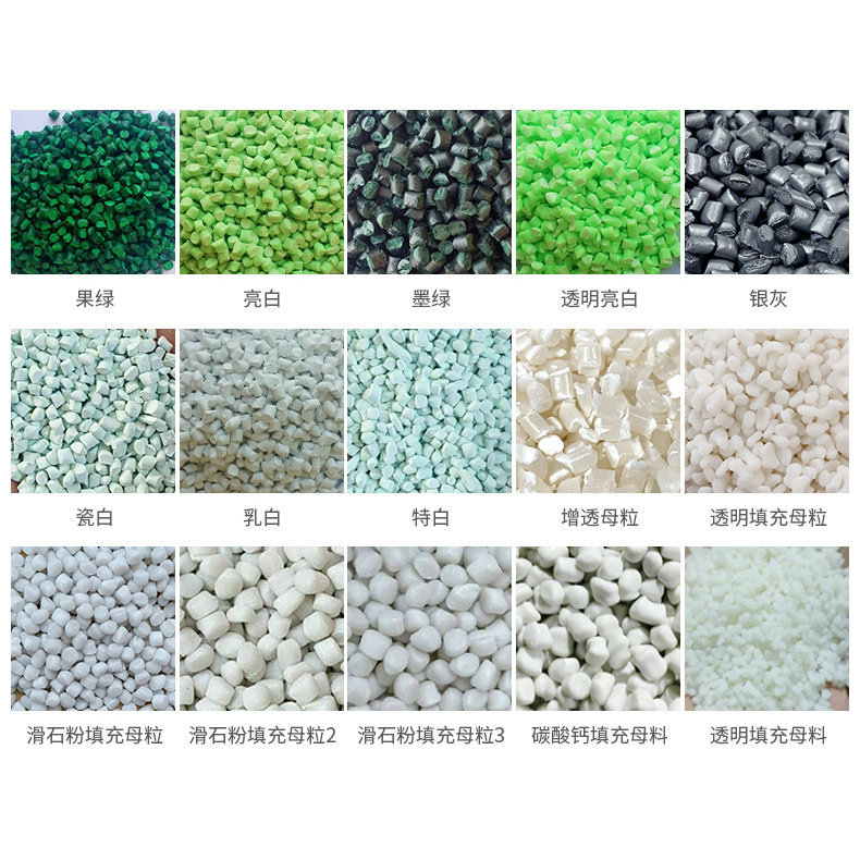 Pp High-Gloss Petabs High-Concentration Black and White Coffee Color Masterbatch Universal Injection Molding Color Masterbatch Colored Filler Granules Color Masterbatch