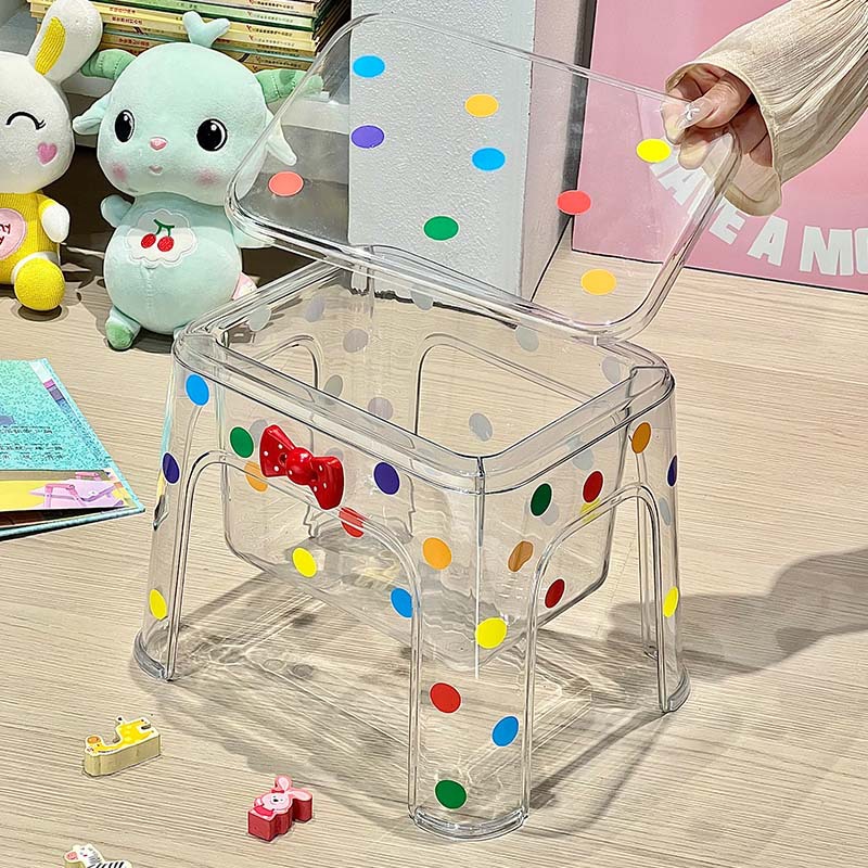 Storage Stool Sitting Adult Household Thickened Living Room Stackable Small Bench Household Shoe Changing Stool Toy Storage Stool