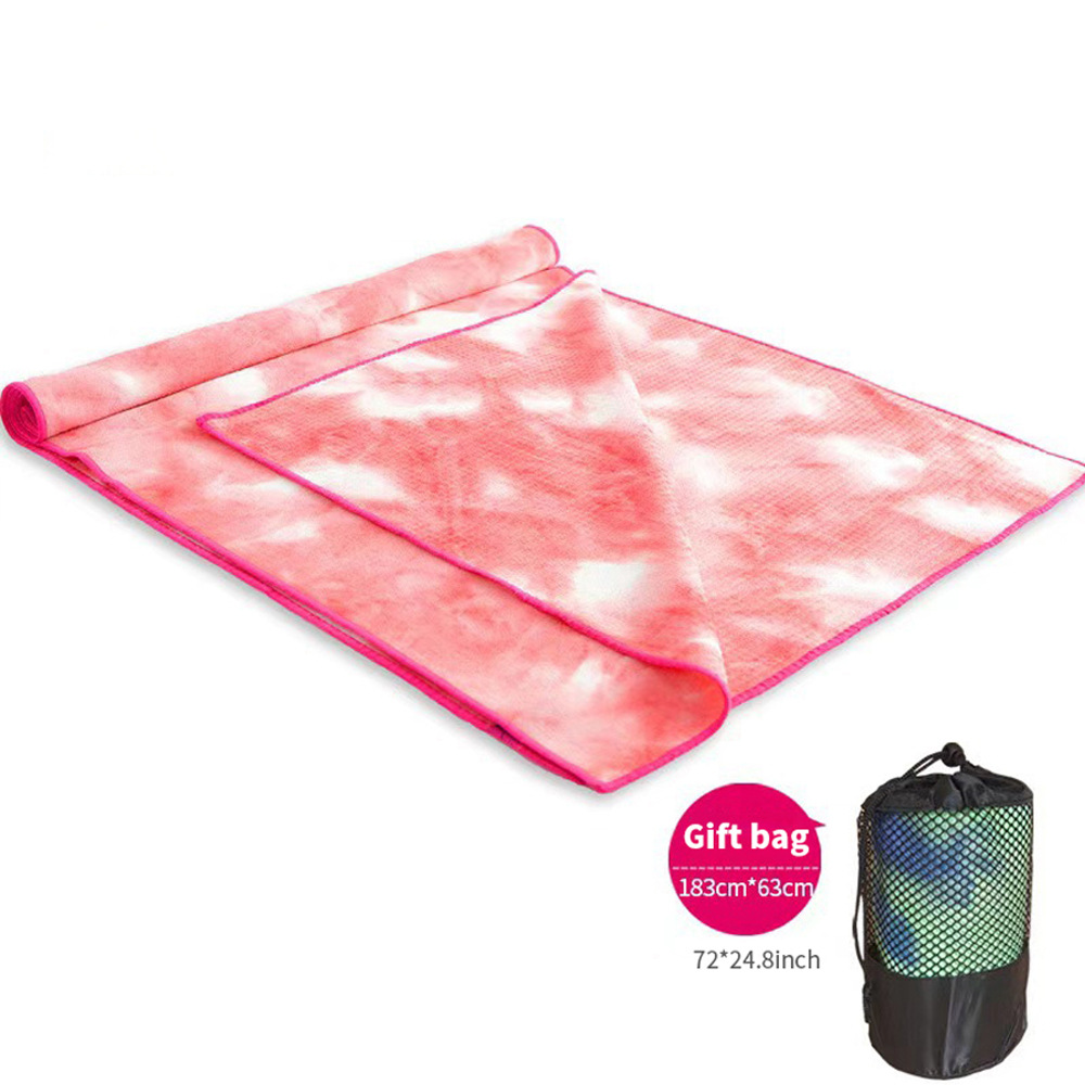 Новое печатное полотенце для йоги, утолщенное, с частицами, для йоги