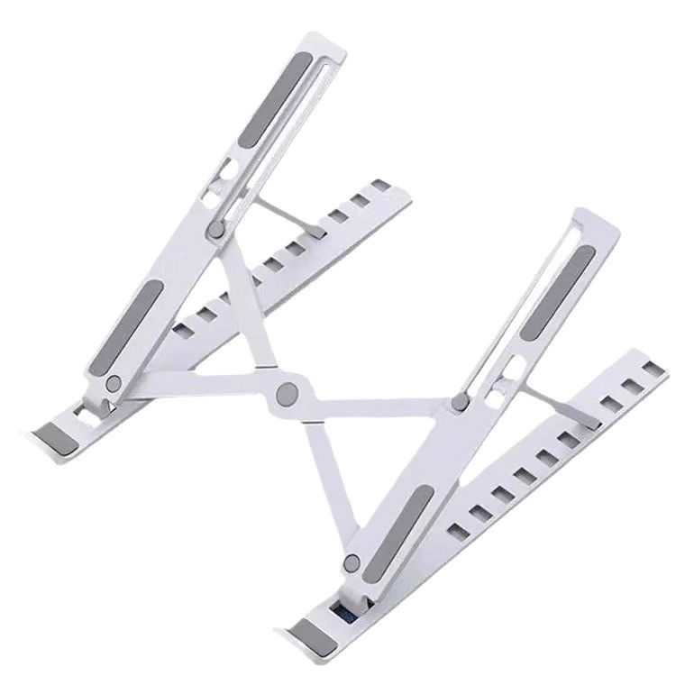 Notebook computer stand ten-gear fully compatible plastic heightening support rack N3 heat dissipation storage rack can be lifted and folded