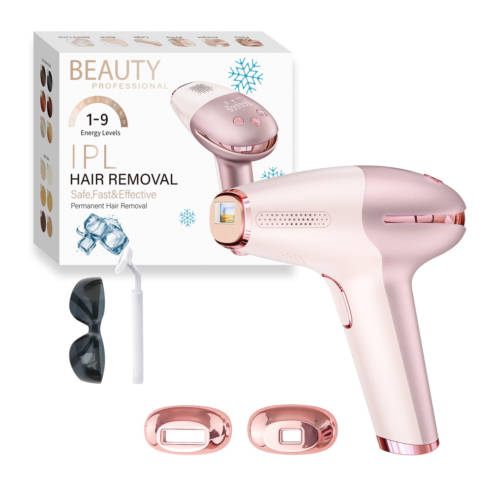 Cross-Border Handheld Photon Rejuvenation and Acne Removal Whole Body Portable Sapphire Household Painless Laser Ipl Freezing Point Hair Removal Device