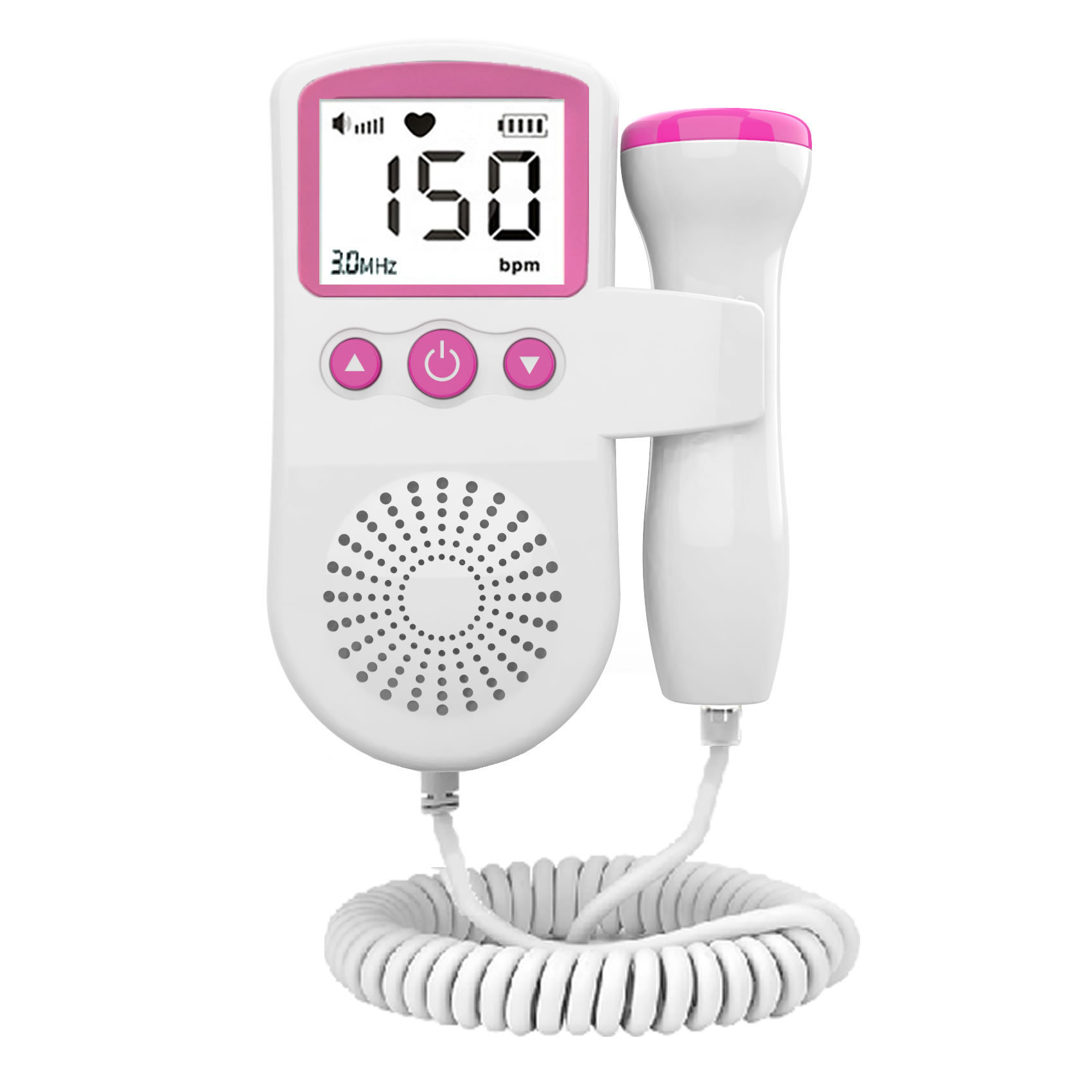 Family medical fetal heart rate instrument fetal pregnant woman monitor baby Doppler heartbeat detector fetal movement stethoscope