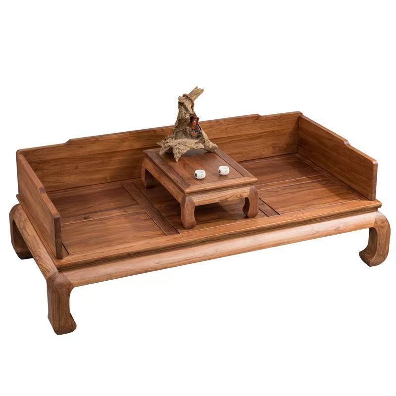 Rohan Bed Solid Wood Old Elm Living Room Furniture New Chinese Style Modern Sofa Bed Small Apartment Sliding Rohan Bed