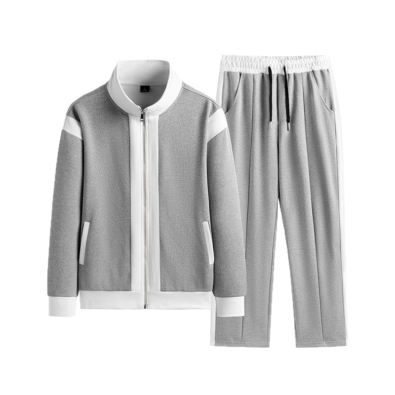 Sports suit Men's Spring Fashion Long Sleeve Sweatshirt suit Flat Pants Comfortable Jacket suit Men's Casual Jacket