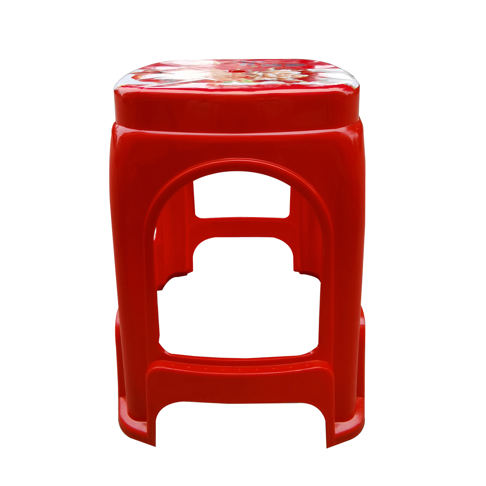 Plastic Stool Thickeneded Household High Stool Cooked Rubber Bench Adult Living Room Dining Table and Chairs Simple Plastic Square Stool Glue Stable