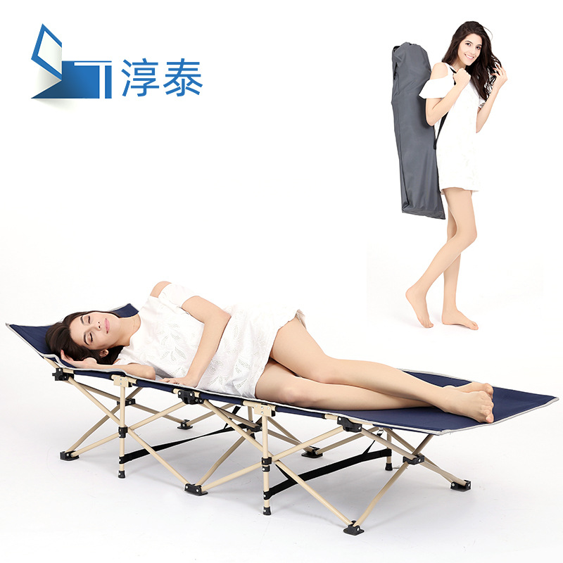 Складная кровать Chuntai для обеда, офисного сна, на улице, оксфордская ткань, простая, портативная, односпальная