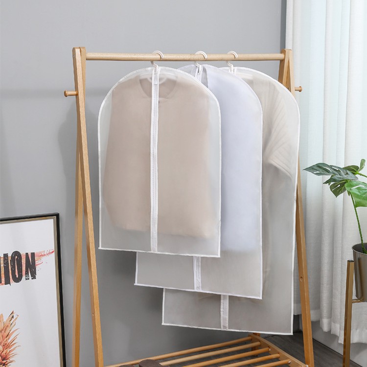 Dust-Proof Clothing Dust-Proof Bag Household Transparent Dust-Proof Hanging Clothes Bag Washable Clothing Suit Dust-Proof Cover Wholesale