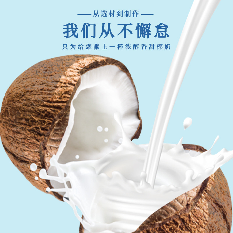 Instant coconut powder coffee mate breakfast meal replacement original milk flavor super strong coconut instant drink