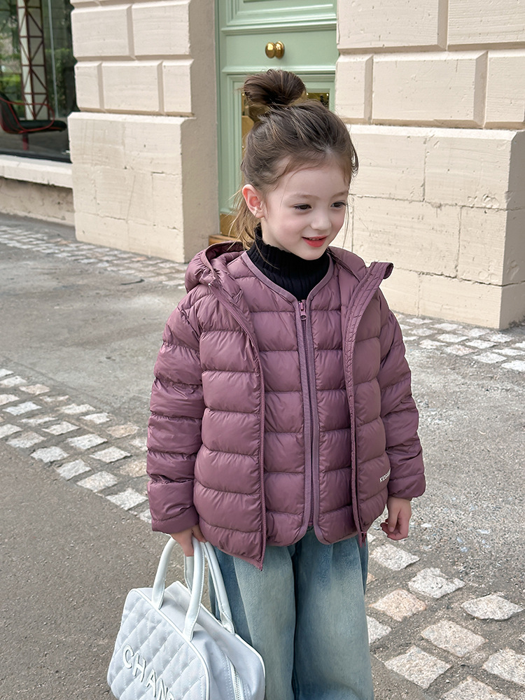 [New National Standard] Children's Lightweight down Jacket 2024 Winter Boys and Girls 90 White Duck down Liner Vest Jacket