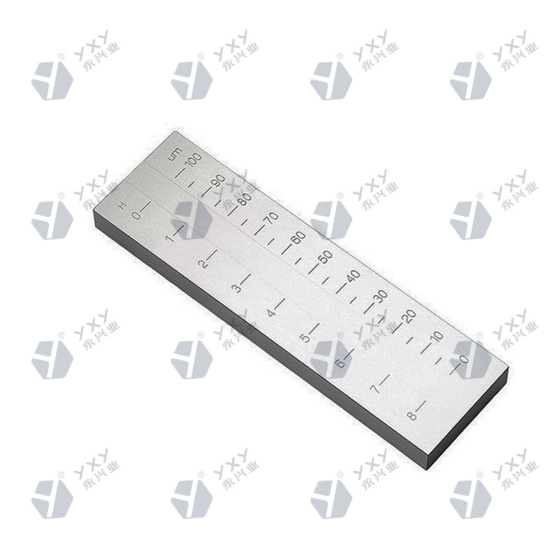 Single-Slot Scraper Fineness Meter Stainless Steel 15/25/50/100/150μm Measuring Slurry Particle Fineness Lithium Battery