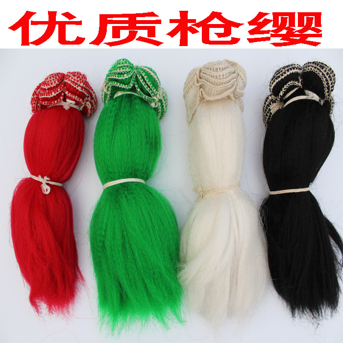 Красный перо Волокно пистолет Вишневый красный перо Черный перо Белое перо Пистолет для боевых искусств Пистолет для выступлений Королевский пистолет Красное перо