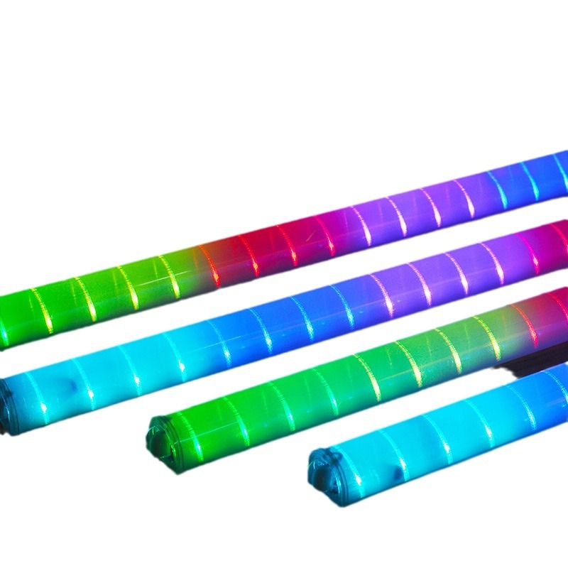 LED digital tube colorful marquee outdoor waterproof 220V internal control guardrail Tube billboard neon tube 24V