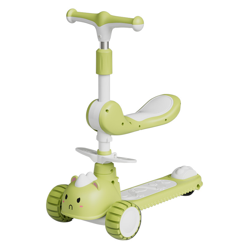 Scooter Children 1-3-5 Years Old Baby Girl Scooter Little Boy Sideable Scooter Portable Toy Car