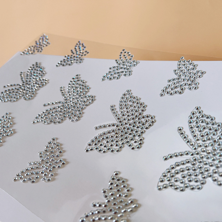 Cross-border ins Korean style diamond stickers gem series Love Diamond stickers DIY Diamond stickers accessories