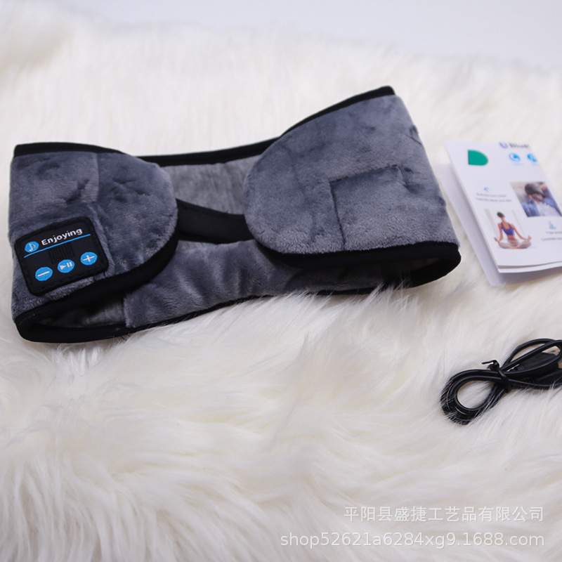 Cross-Border New Sleep Eye Mask Bluetooth Eye Mask Bluetooth 5.0 Smart Wireless Music Eye Mask Nap Eye Mask