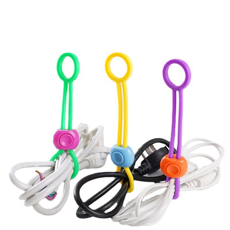Color sealing sealing rope binding kitchen food preservation sealing clip multifunctional cable organizer Creative binding rope binding