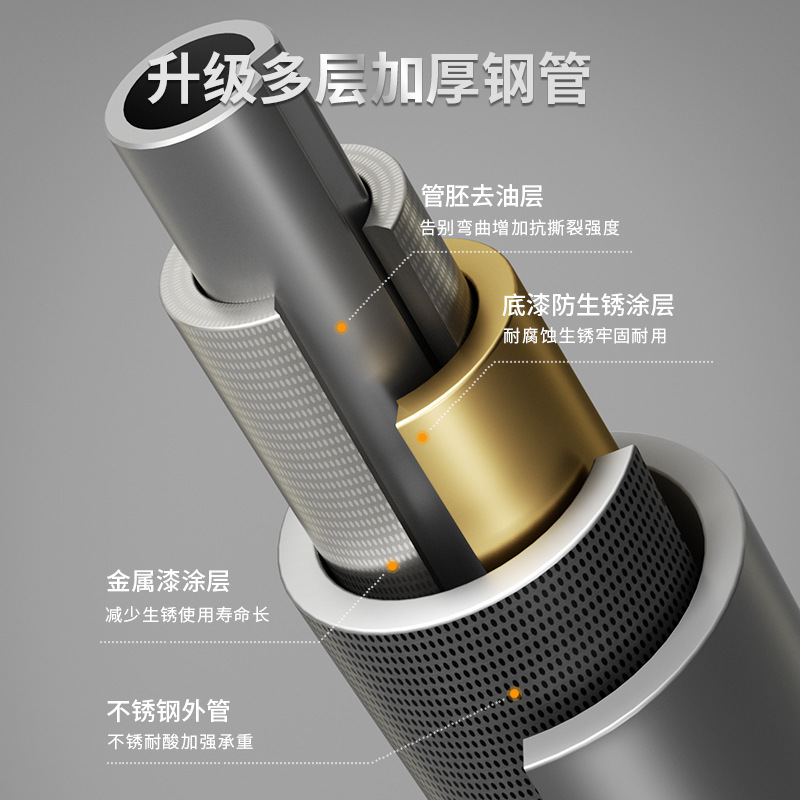 SND Horizontal Bar Home Indoor Fitness Equipment Pull-up Device Kidsren's Punch-free Wall Door Upper Family