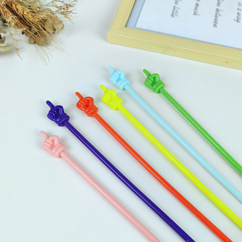 Children's finger reading stick macaron color finger stick early education creative pointer teaching stick elementary school students reading picture book indicator stick