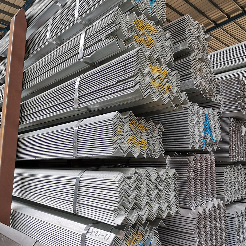 Manufacturer of Angle Steel Wholesale Processing Universal Angle Steel 50×50 Angle Iron Galvanized Angle Steel Grounding Electrode Porous Black Material Angle Iron
